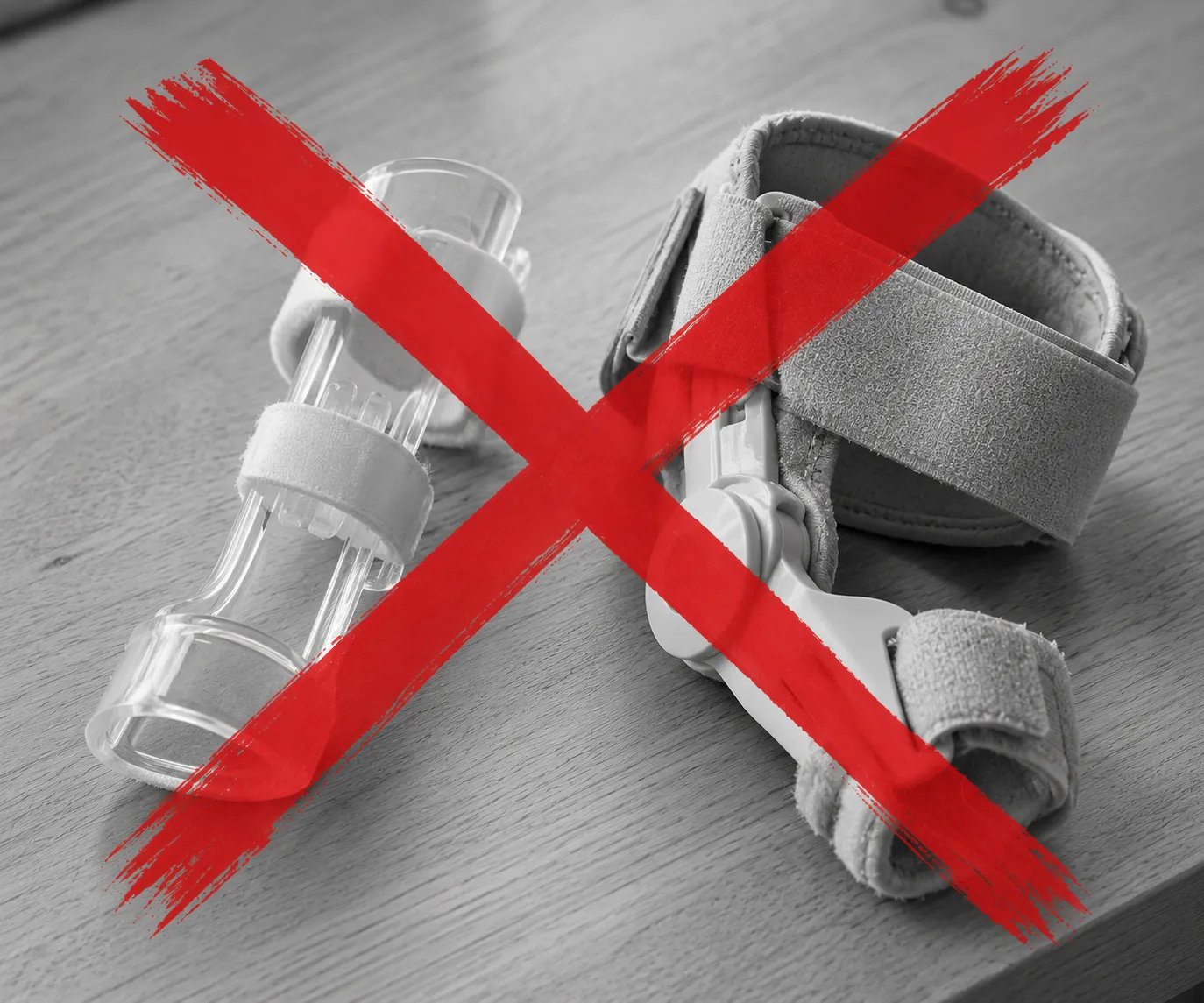 You tried hard plastic separators or bulky splints